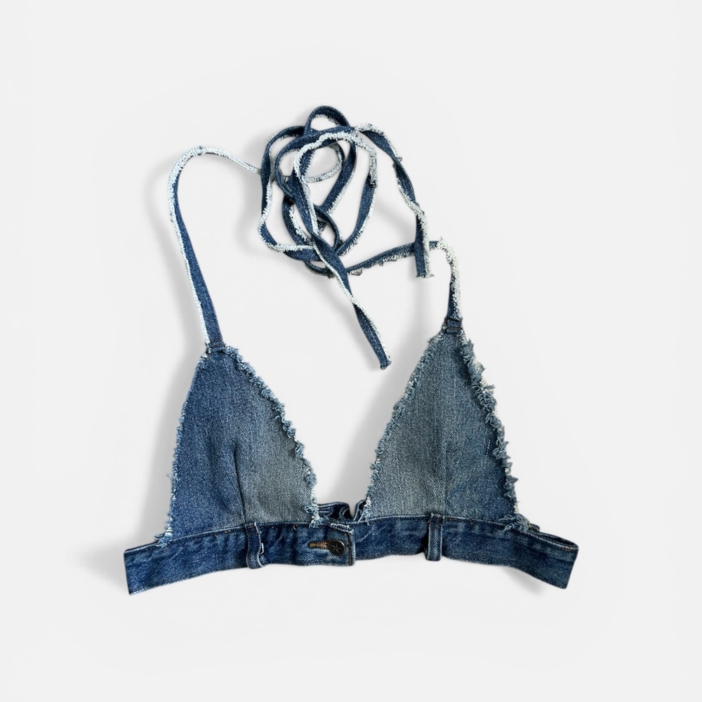 Denim Bralette 34-38B/C/D